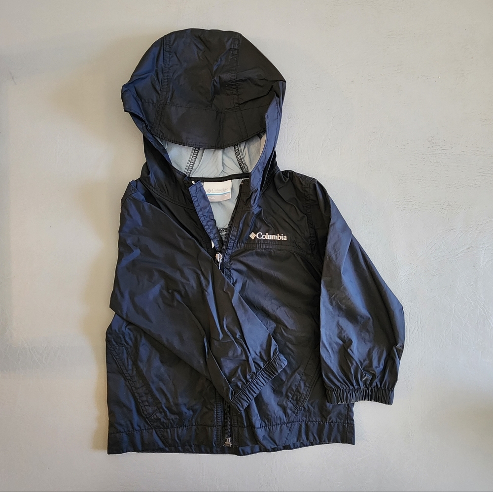 Columbia Toddler Glennaker Black Rain Jacket Size 3T
